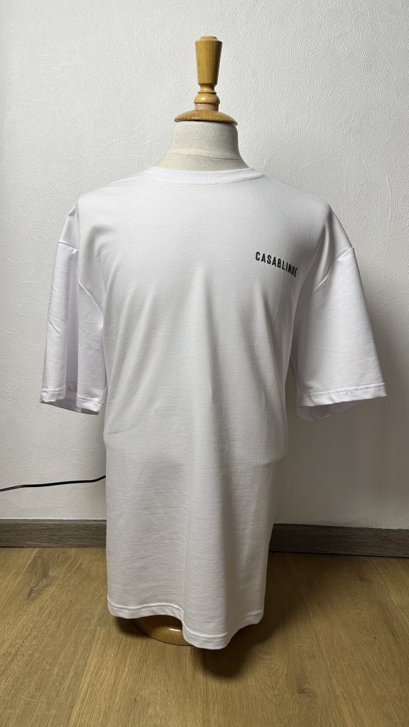 T-SHIRT – CASABLINDÉ – Blanc