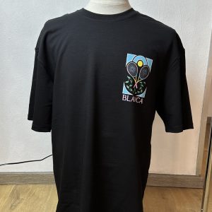T-SHIRT – BLANCA Raquette – Noir