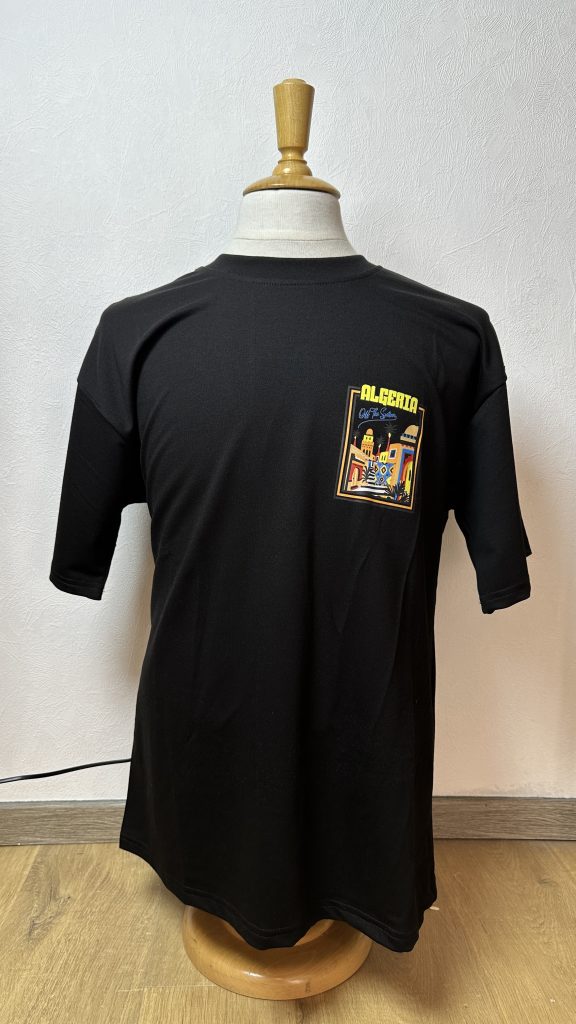 T-SHIRT – ALGERIA OTS – Noir