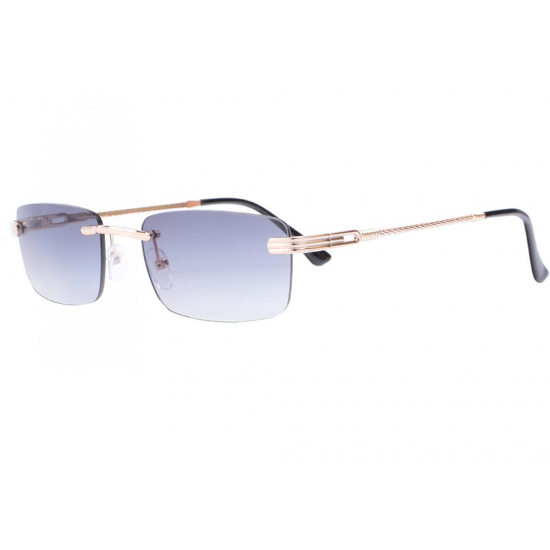 Lunettes de Soleil Carrées – Bleue Bicolores