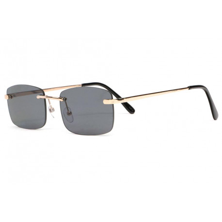 Lunettes de Soleil Carrées – Noire Bicolores